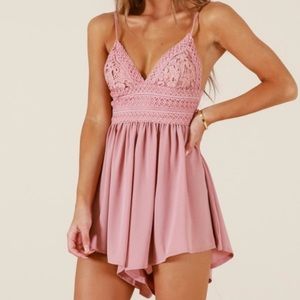 Showpo Sitting Waiting Wishing Playsuit